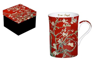 AU6084 SKODELICA 300 ML MANDELJ RDEČ