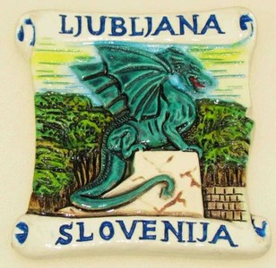 MAGNET SLOVENIJA-ZMAJ PERGAMENT