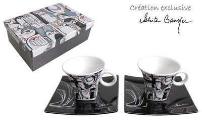 AU6009 SET 2 ESPRESSO ISHITA