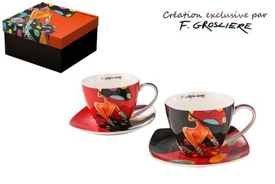 AU5015 SET KAPUČINO DOTS WOMAN