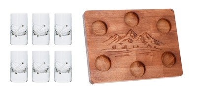 5444 SET KOZARCEV NA LESENI PLOŠČI