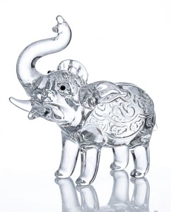 005241 SLON STEKLENA FIGURA