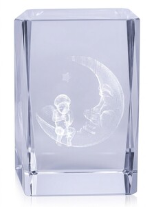 KOCKA STEKLO-3D+STOJALO  3831087809111